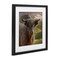 Stupell Industries Butterscotch Highland Cow Framed Print Under Glass, design by Collin Bogle